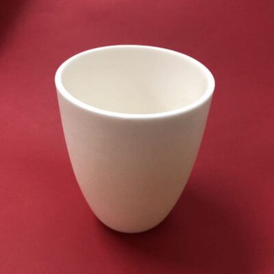 厂促圆柱形氧化锆陶瓷坩埚 专业生产耐温陶瓷坩埚
