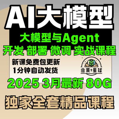 AI大模型与Agent开发实战课程开发部署微调API流式处理多模态教程