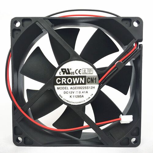 原装台湾惯展CROWN9CM 9225 12V 0.41A AGE09225S12H散热风扇HZDO
