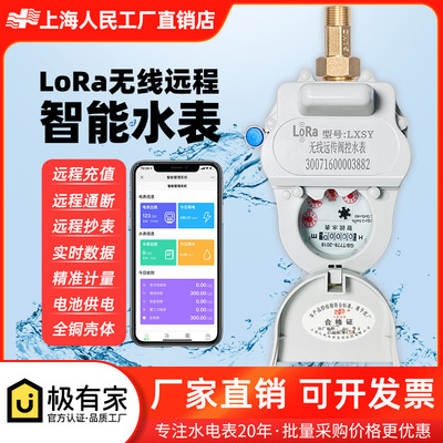 nb物联网水表智能预付费防水防冻无线远程抄表农村lora远传水表