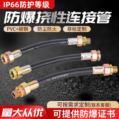 BNG防爆挠性连接管4分6分DN15穿线管DN20防爆挠性管1寸防爆软管