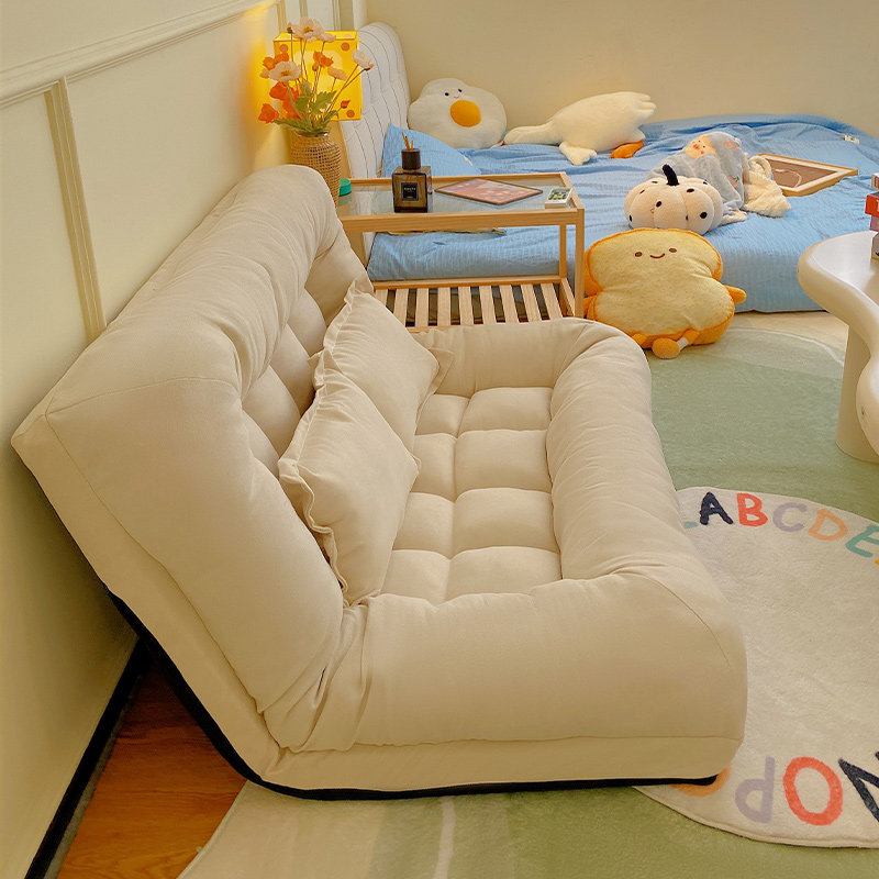 速发懒人沙发可发可睡小沙躺可折叠沙发床小户型卧室双人榻榻米懒