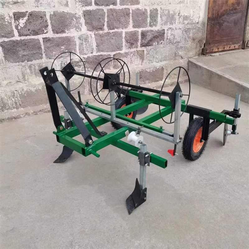 速发加厚四轮地膜覆盖机地膜机覆膜机铺膜机农用带全自动打药滴灌