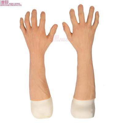 汉歌硅胶男款假手 术后假肢 硅胶手模 硅胶手套仿真假肢义肢