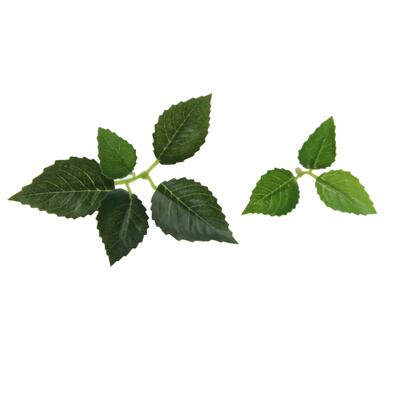 仿真胶手感榆树叶子LF-20200仿米兰叶塑小叶子色绿叶子人造花D真I