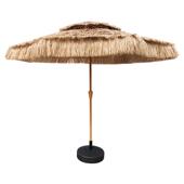 洋仿真草伞防庭雨一遮61901阳大稻草伞院农家乐茅露营旅游区户外