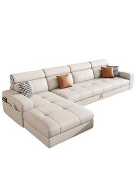 2026款布艺新客厅现代简约小户型三沙人位多功能沙发85742发床两