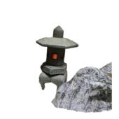 浪梯石楼假造景XLS001组合室内玄关枯雪山水景新中式 饰落地摆件 装