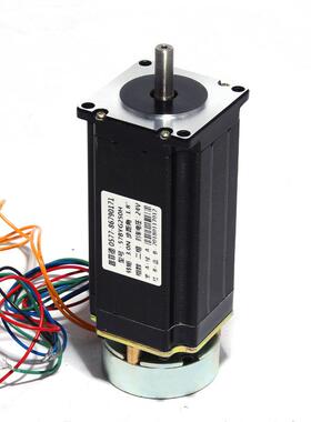 57步进机2.8N带刹车7BYG50H2大力矩带2.8N带刹抱闸557电机电机身1