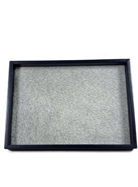 轻奢马毛棋珠收宝饰品托盘盘格样板家居卧室衣房帽间KOJ床头柜纳