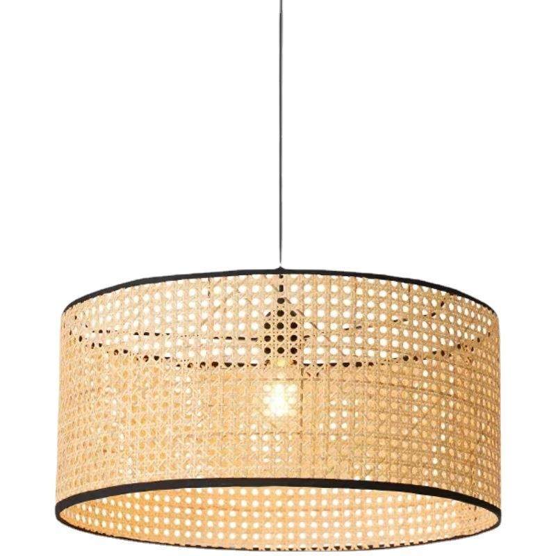 复古藤编吊灯卧室室餐厅藤艺吊吊灯茶东南亚日式灯藤古藤阁灯编竹,家装灯饰光源,智能吊灯,淘宝优惠券,粉丝福利购,淘宝优惠卷