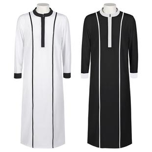 穆斯林角色扮演服装 2024万圣节牧师教父服 现货
