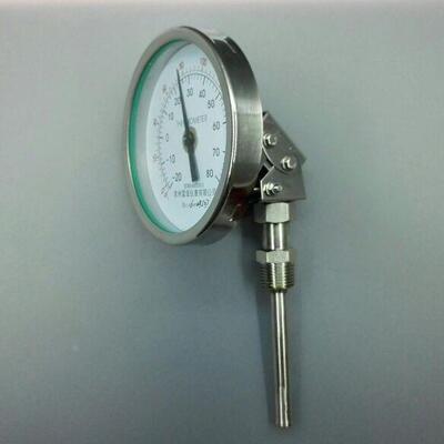 全不锈钢可调节型双金属温度计 WSS-481 -20～80℃  双刻度带°F