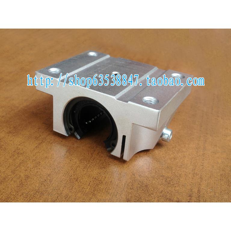 直线箱式滑块轴承 加宽开口滑块 TBR20UU 配铝托圆柱直线导轨使用