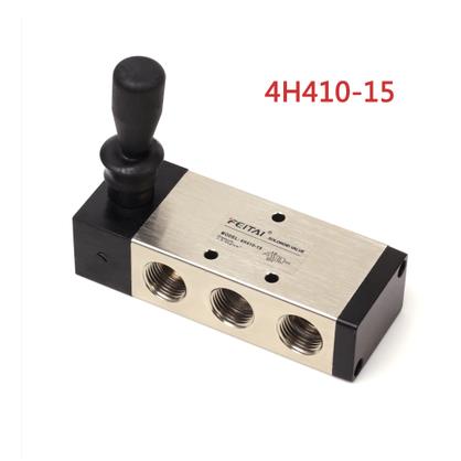 飞泰4H410-15 4H210-08手控阀 优质机械阀 两位五通