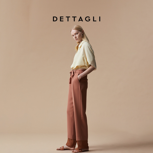 Dettagli拼接短袖衬衫