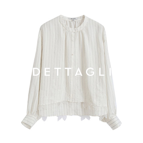 Dettagli/迪塔莉贴花立领衬衫