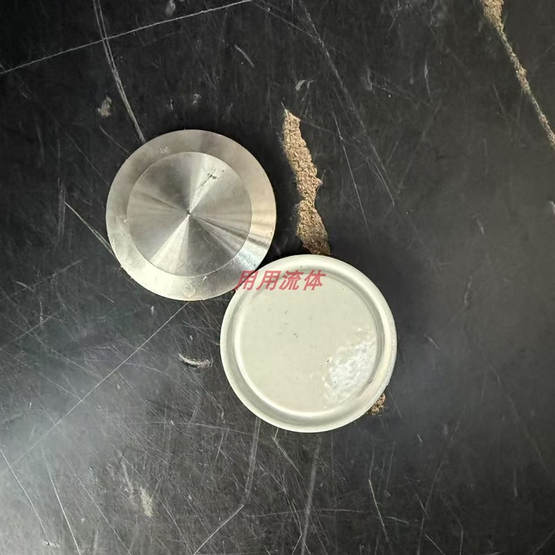 卫生级不锈钢衬四氟快装盲板耐腐蚀衬氟卡箍快开式法兰喷四氟盲板