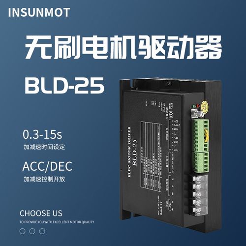 BLD-25直流无刷电机驱动器750W有霍尔DC24-48V驱控调速高速静音