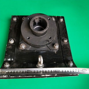 打夯机夯板 冲击夯底板 加厚铁夯板 木夯板 冲击夯配件