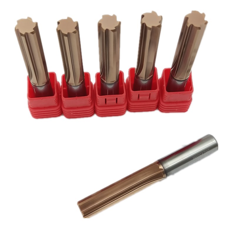 60度钨钢合金H7机用铰刀D2/3/4/5/6/7/8/9/10/11/12/14/16/18加长