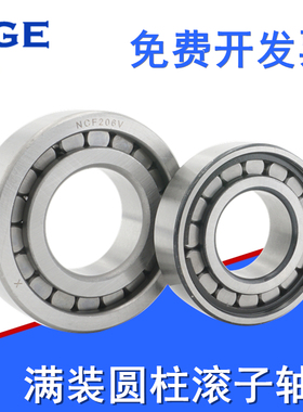 耐磨耐压力单列满装圆柱滚子轴承NCF3016V 3017 3018 SL183020