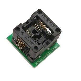 进口镀金SOP8转DIP8窄体转换座座 SOIC8 150mil弹跳烧录座测试转