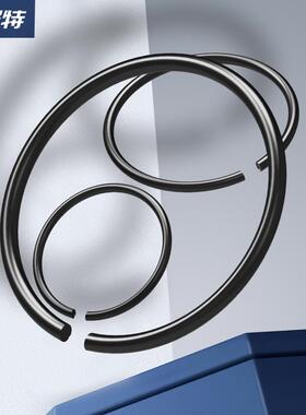 GB895孔用钢丝挡圈轴用止动环黑色轴承孔卡外卡C型卡簧￠4-￠150