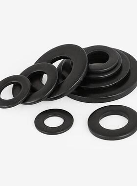黑色304不锈钢薄平垫片加宽加厚加大黑色平垫圈M3M4M5M8M10M12M16