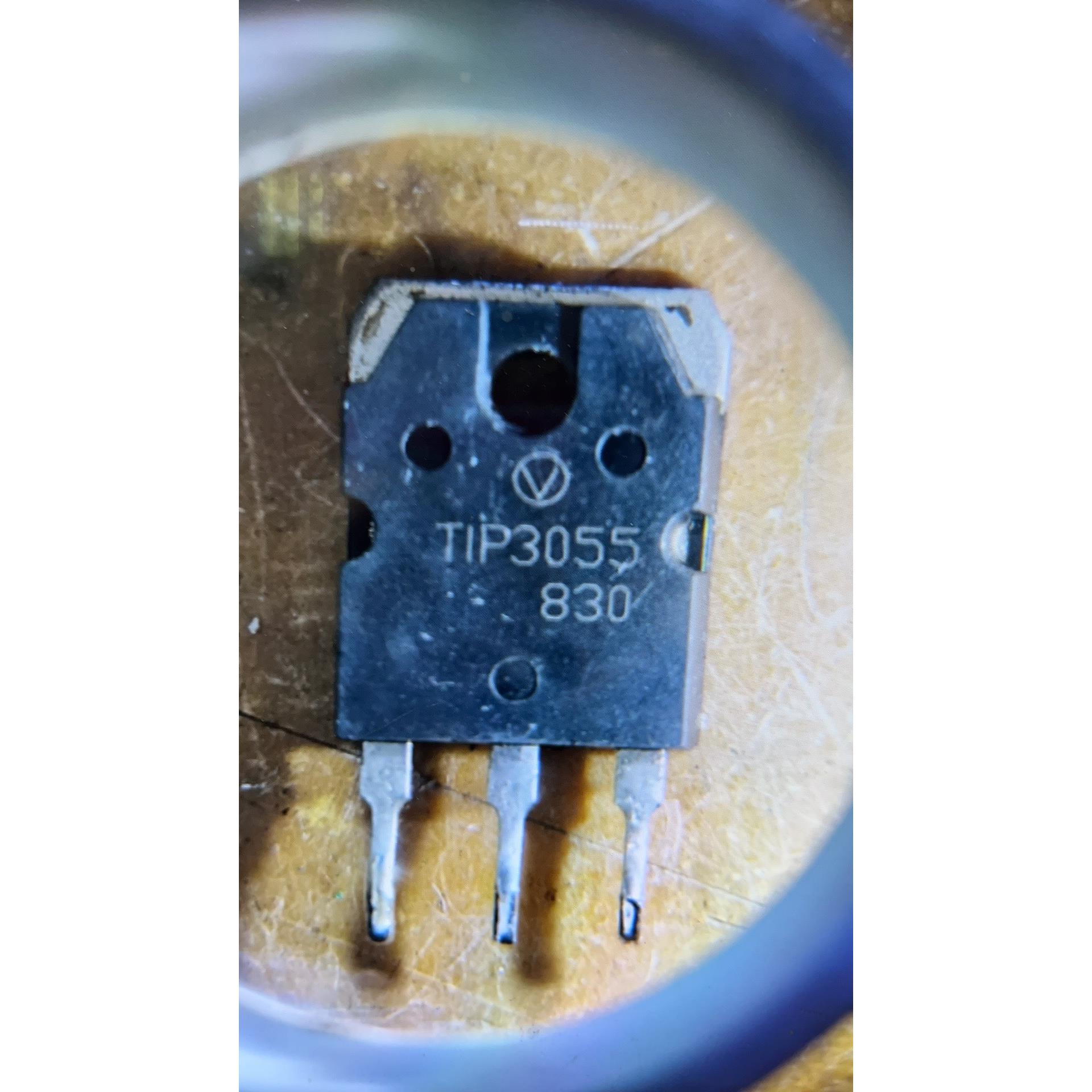 TIP3055 2n3055 塑封原装进口拆机件测试好 功放音响三极管v字标
