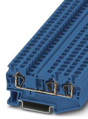 菲尼克斯 直通式接线端子  ST 4-TWIN BU 3031403 蓝色