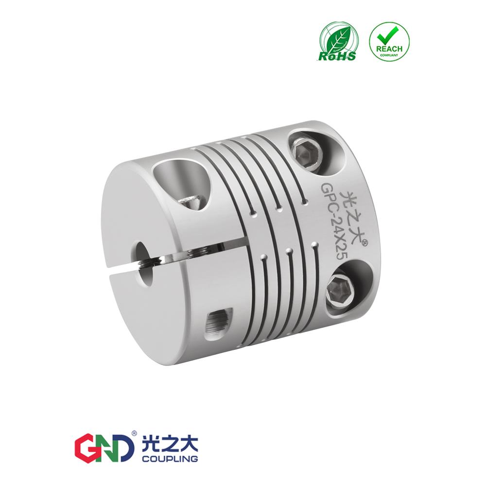 光之大GPC沟槽式联轴器伺服电机丝杆模组弹性高刚性大扭矩连接