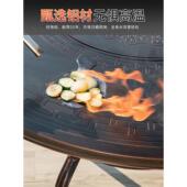 单长桌电烤铸长桌防水防晒铝烤莫家户外烧烤碳桌