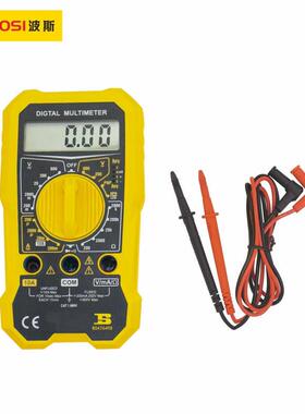 波斯三位半数字万用表数显多用表600V10A电阻频率BS476498