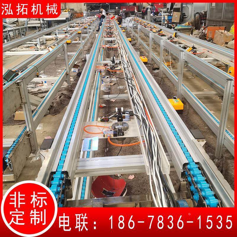 倍速链流线工操作台输送作机规格齐全传送带定制环差速链循倍水速