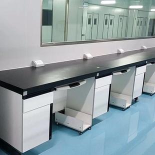 上海威盛亚实芯板台面实验室工作台钢木试验台