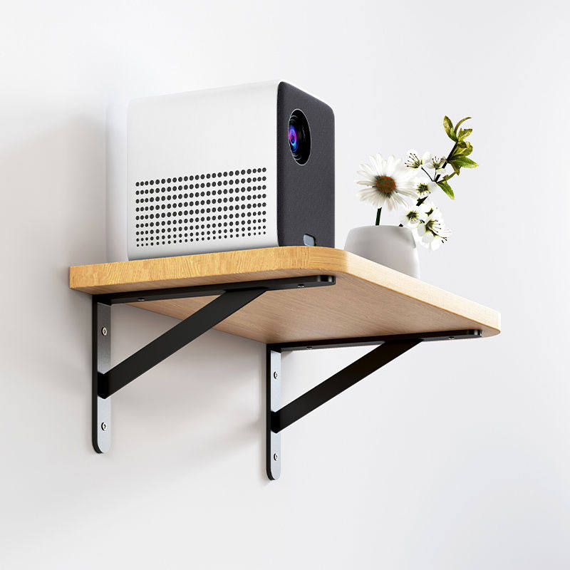 投影仪支架床头壁挂免打孔投影机置物架墙壁托架放置台托盘墙上吊