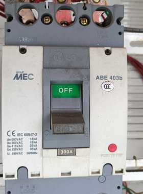 LG断路器，abs403b，300a，重4.85公斤（耶耶电子）