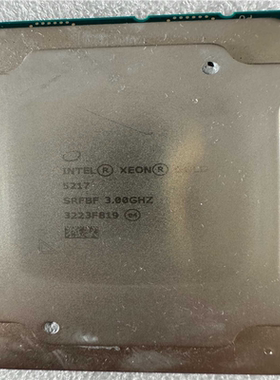 议~Intel+Xeon+Gold+5217 cpu
