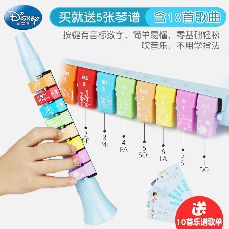 口风琴儿童乐器口琴长笛子竖笛吹口哨子宝宝小喇叭儿童玩具