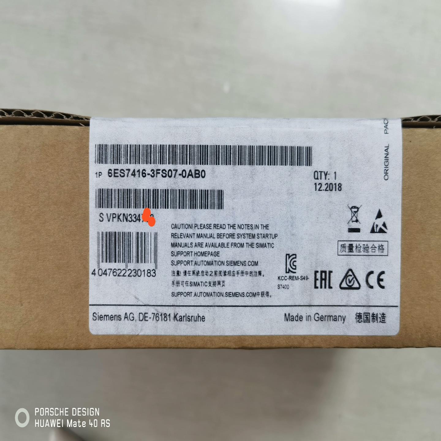 6ES7 416-3FS07-0AB0  K年(崽崽配件）