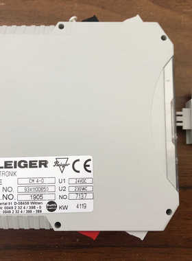 PLEIGER CM4-D 控制模块9341100850【南风商行】