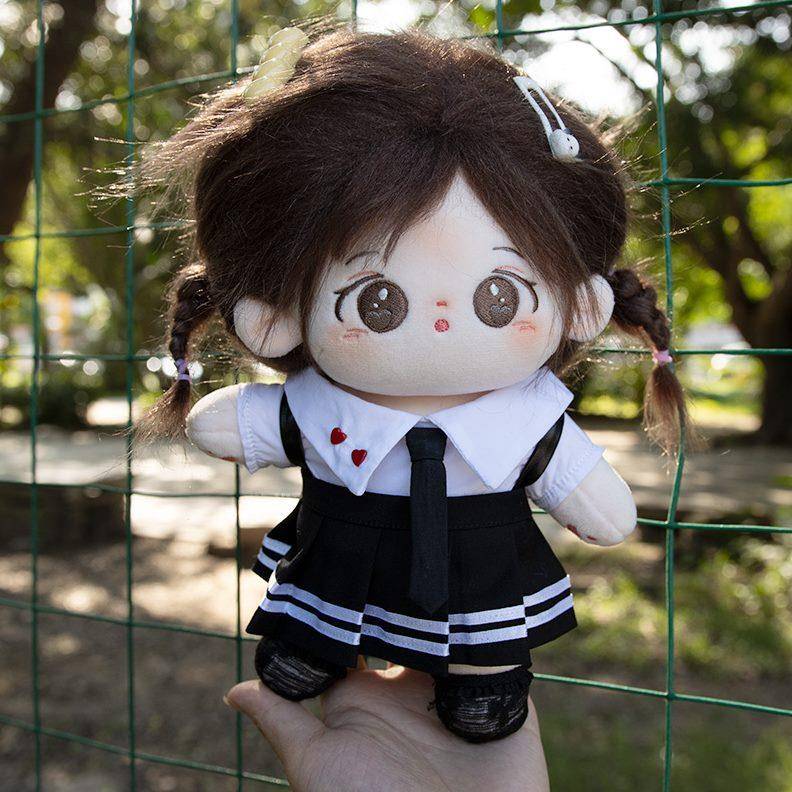 现货娃衣10cm20cm裙子套装15cm棉花娃娃女娃衬衫袜子玩偶公仔衣服