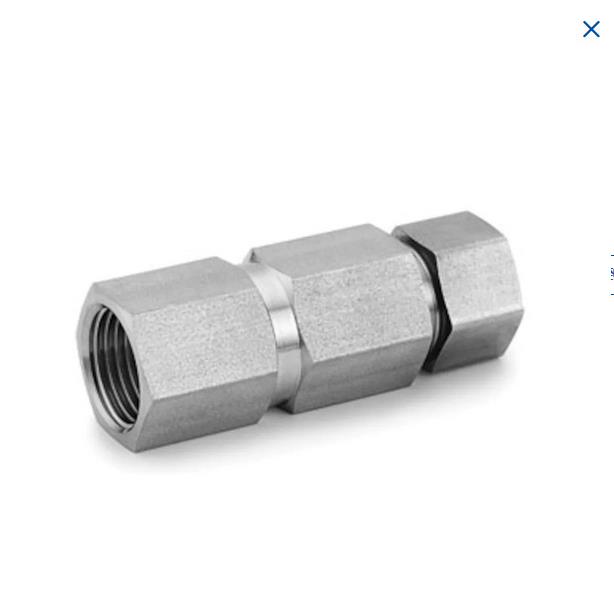 SS-4FK0-7-4不锈钢16中压卡套管内螺纹接头1/4in.