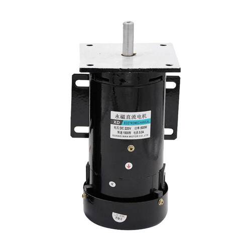 工厂直销500W永磁直流电机DC220V大力矩电动机1800转转速马达
