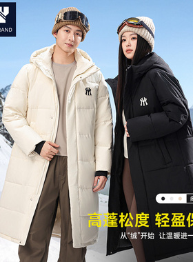 2025宽松工装潮牌男女情侣连帽外套户外御寒保暖潮流滑雪服时尚