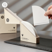 手冲挂耳锥形咖啡粉过滤纸 Hero咖啡滤纸 滤网滴漏式 兼v60滤杯