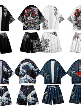 Seven inch sleeve casual loose kimono七分袖休闲宽松和服