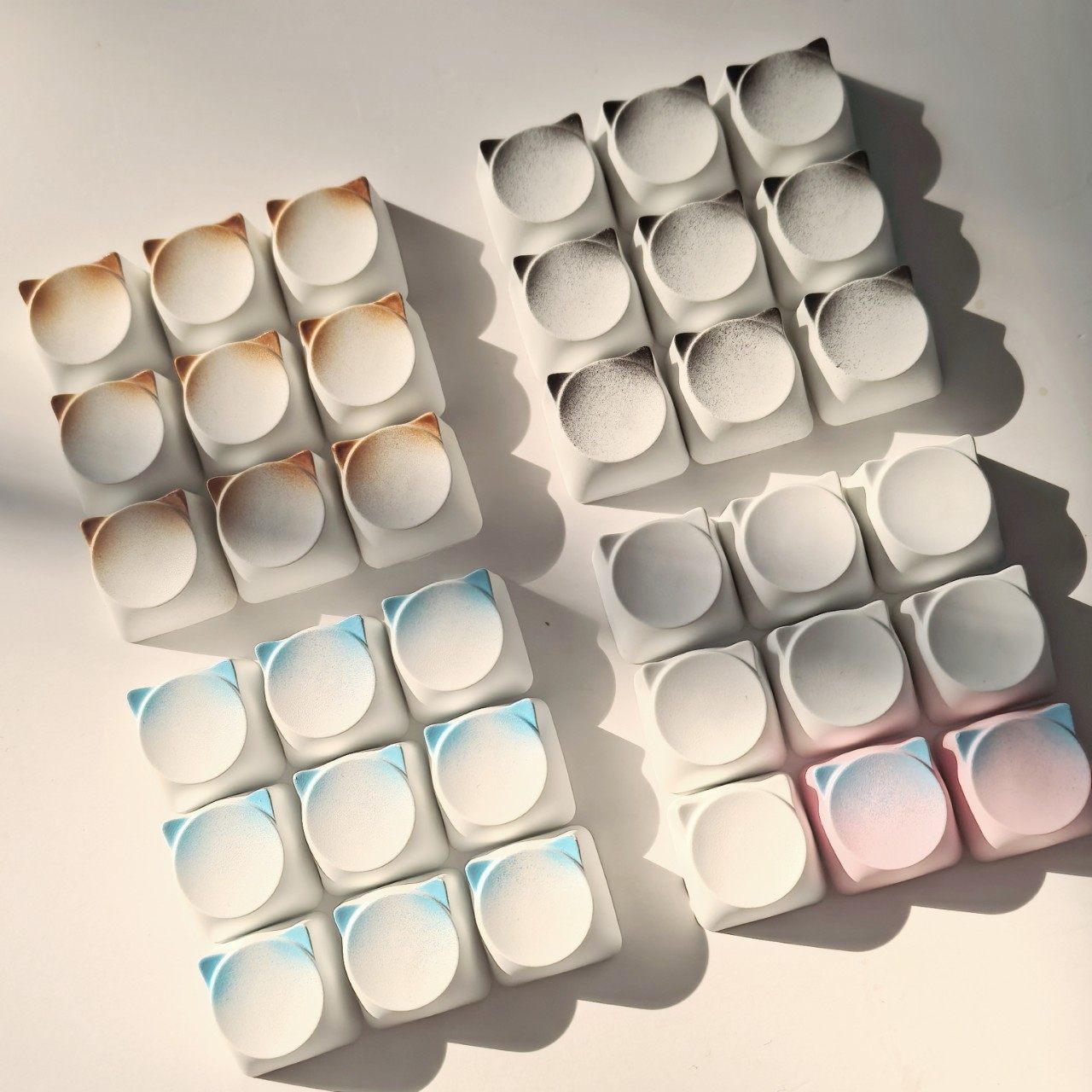 彩耳PBT十字键帽1U通用DIY