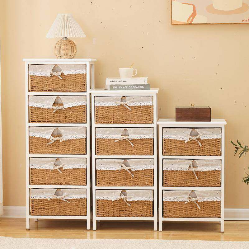 实木斗储柜物柜室藤编筐子WNB布艺卧简易床边头柜简约现代客厅柜,住宅家具,斗柜,淘宝优惠券,粉丝福利购,淘宝优惠卷